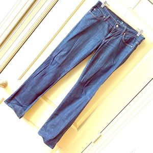 7 For All Mankind straight leg jeans size 28